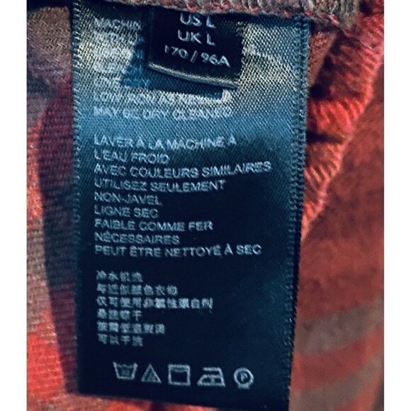 Urban Outfitters Top Womens Large Alex Red Plaid Popover Flannel Drawstring Hood - Picture 7 of 9